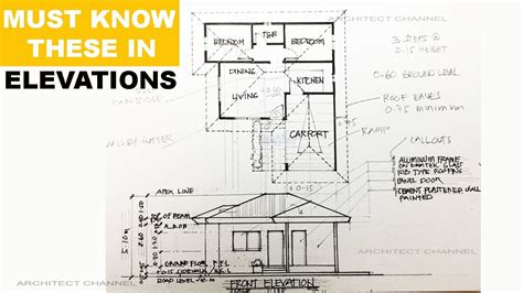 How to Draw an Elevation Plan .